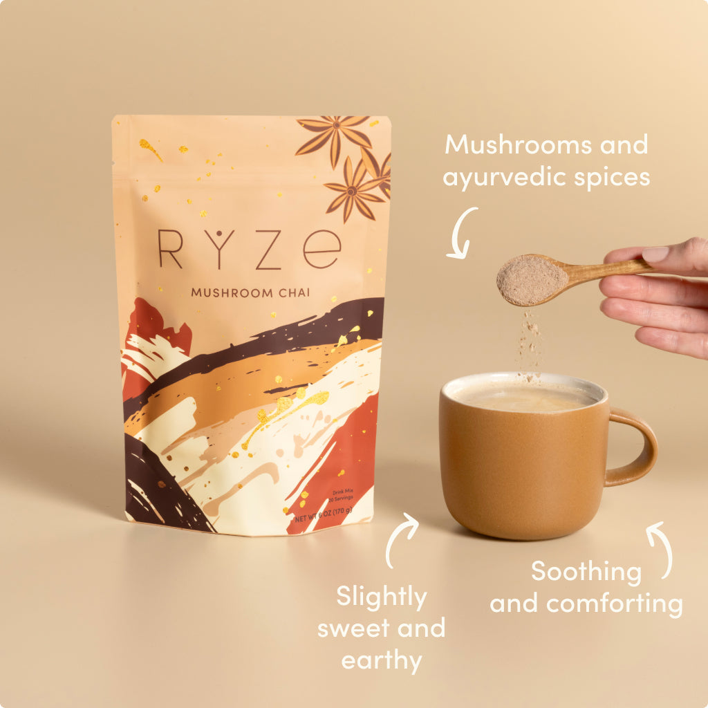 RYZE RYZE Mushroom Chai Starter Bag