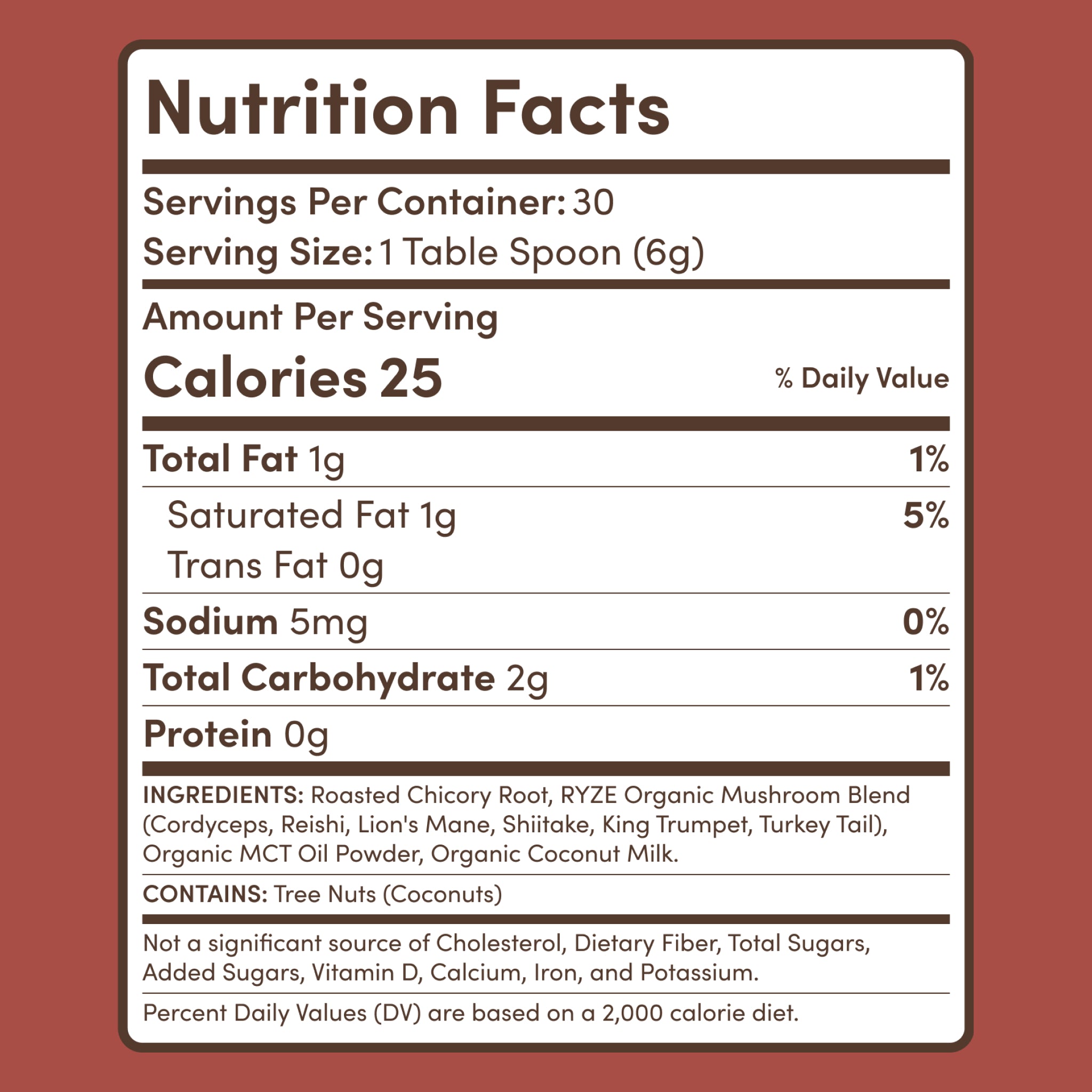 RYZE Mushroom Chicory (30 Servings)