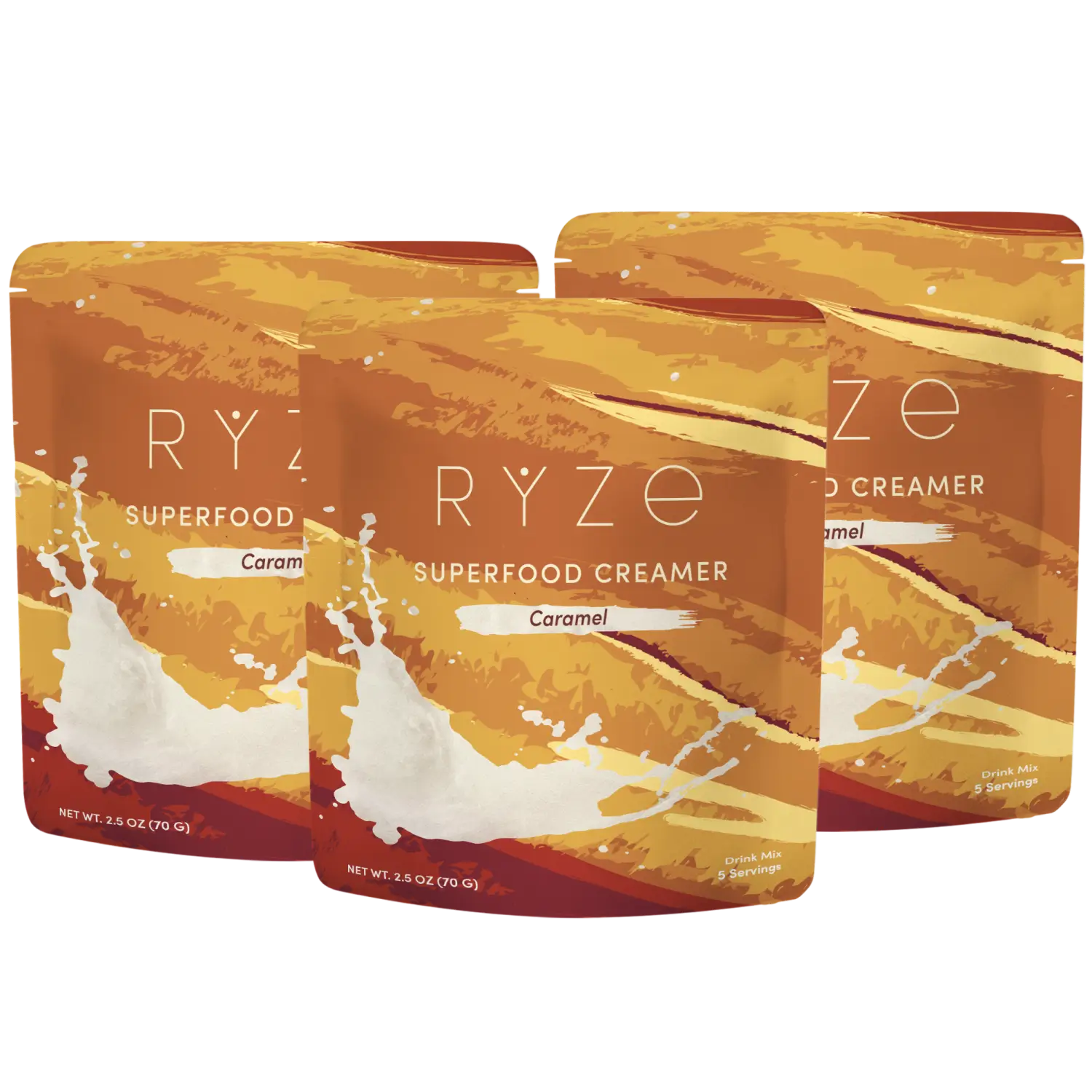 RYZE Caramel Superfood Creamer 3-Pack Add-on (SPECIAL PRICING)