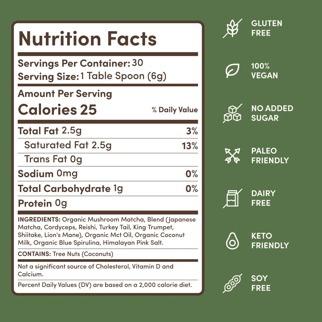 RYZE Mushroom Matcha (30 Servings)