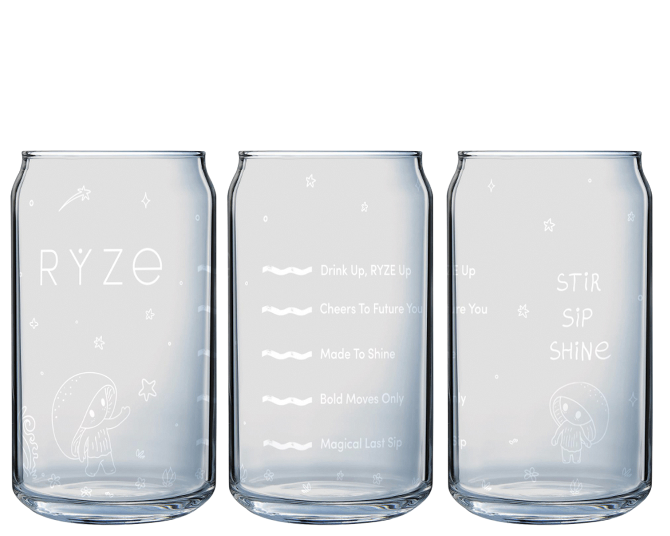 RYZE Iced Coffee Glass