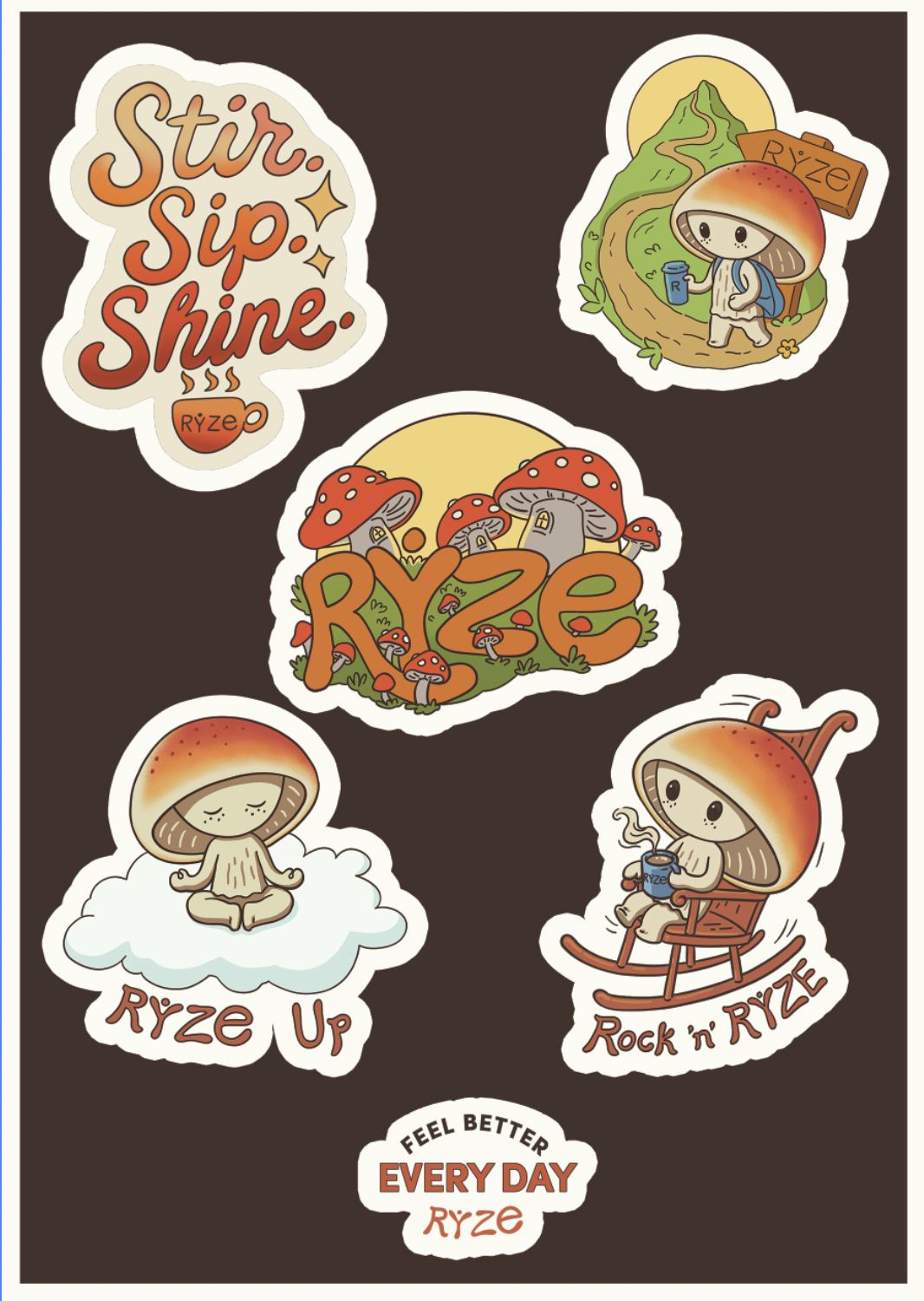 RYZE Sticker Pack